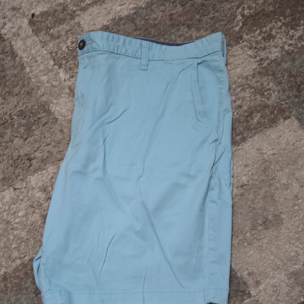 George Blue Flat Front Casual Shorts